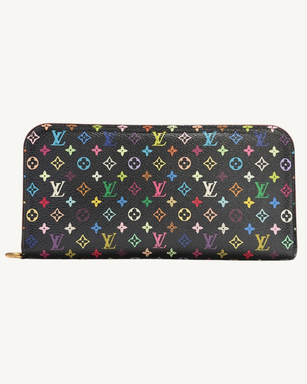 Louis Vuitton x Murakami Black Multicolore Insolite Wallet – Grenade Pink Rare